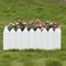 White Vinyl Traditional Fence Design Garden Bed Elevated Screwless Raised Planter Box
